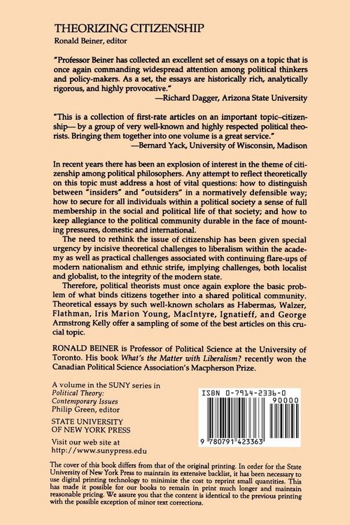 Produktbild: Theorizing Citizenship