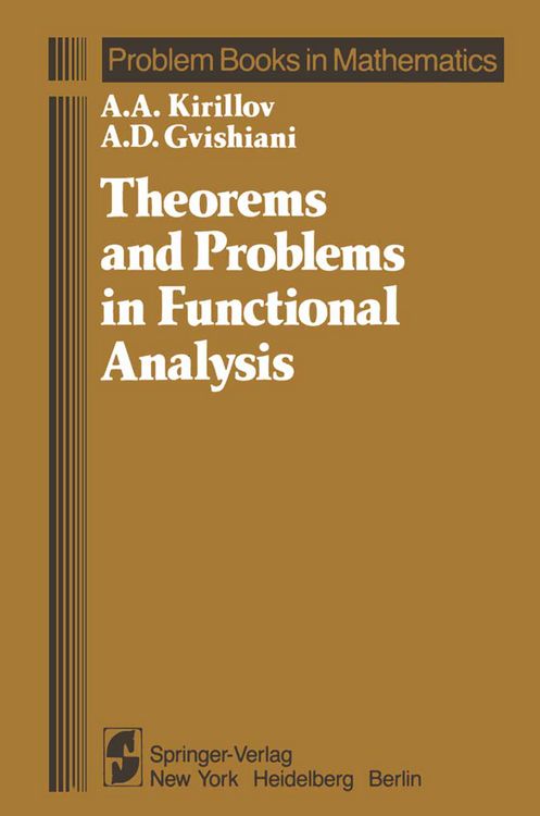Produktbild: Theorems and Problems in Functional Analysis