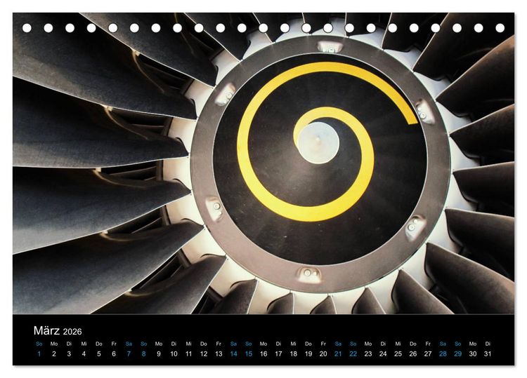 Produktbild: Seltene Luftfahrt Perspektiven (Tischkalender 2026 DIN A5 quer), CALVENDO Monatskalender