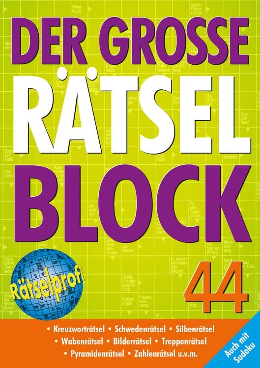 Bild vom Artikel Der große Rätselblock 44 vom Autor 