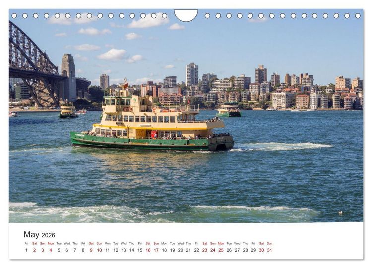 Produktbild: Sydney - An extremely handsome city (Wall Calendar 2026 DIN A4 landscape), CALVENDO 12 Month Wall Calendar