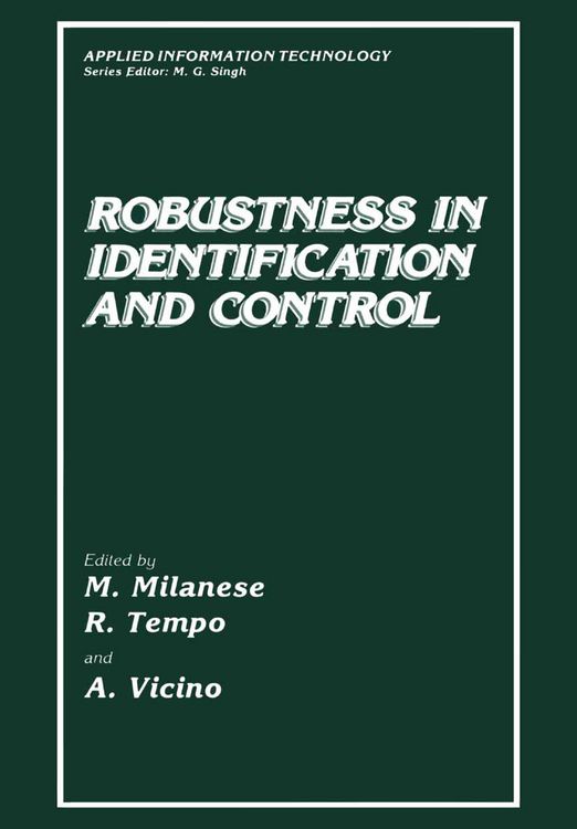 Produktbild: Robustness in Identification and Control