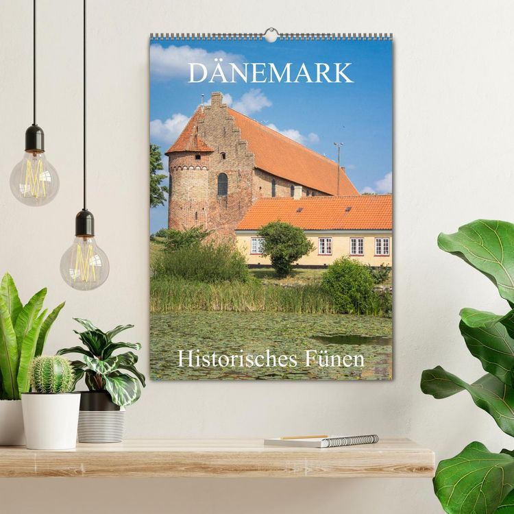 Produktbild: D&auml;nemark - Historisches F&uuml;nen (Wandkalender 2026 DIN A2 hoch), CALVENDO Monatskalender