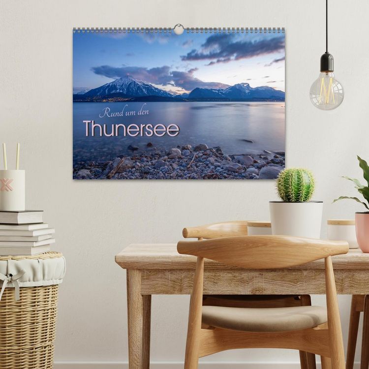 Produktbild: Rund um den Thunersee (Wandkalender 2026 DIN A3 quer), CALVENDO Monatskalender