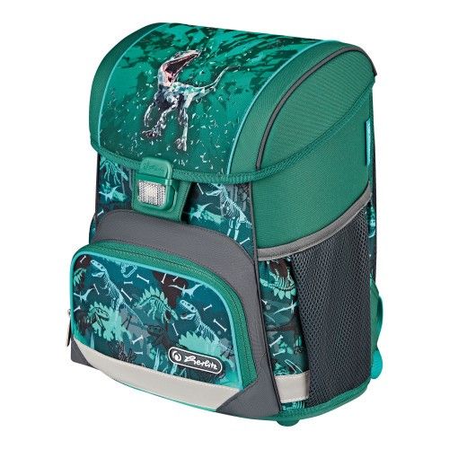 Produktbild: Herlitz Schulranzen Loop Plus Green Rex 16 Liter bef&uuml;llt