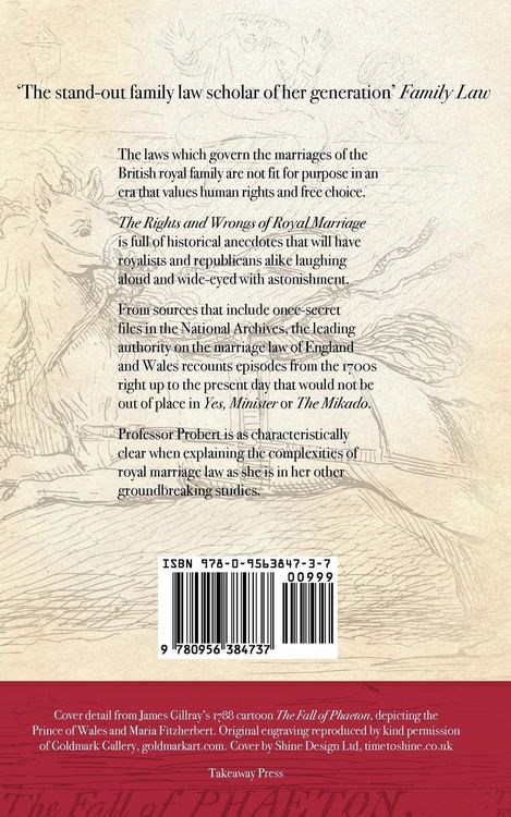 Produktbild: The Rights and Wrongs of Royal Marriage