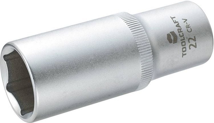 Produktbild: TOOLCRAFT 816186 Au&szlig;en-Sechskant Steckschl&uuml;sseleinsatz 22mm 1/2\" (12.5 mm)
