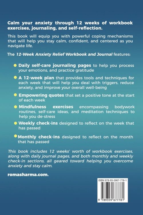 Produktbild: The 12-Week Anxiety Relief Workbook