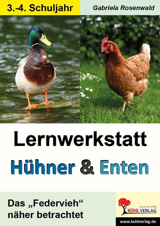 Produktbild: Lernwerkstatt H&uuml;hner und Enten / Grundschule