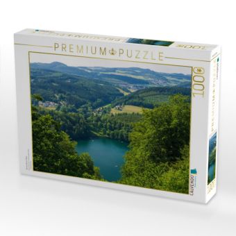 Produktbild: CALVENDO Puzzle Gem&uuml;ndener Maar | 1000 Teile Lege-Gr&ouml;&szlig;e 64x48cm Foto-Puzzle f&uuml;r gl&uuml;ckliche Stunden