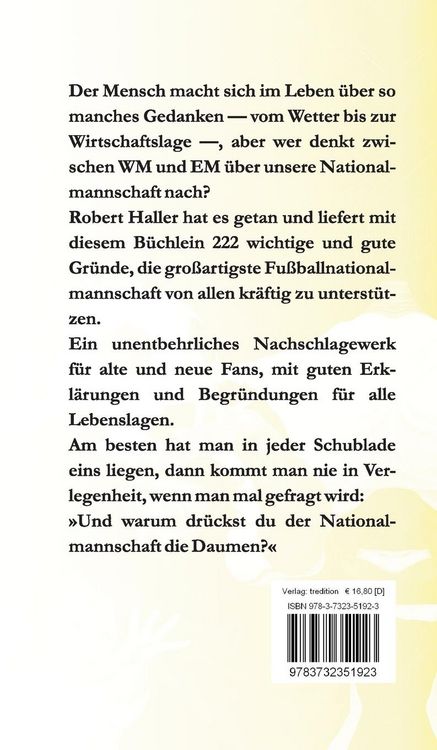 Produktbild: 222 Gr&uuml;nde unsere Nationalelf zu unterst&uuml;tzen