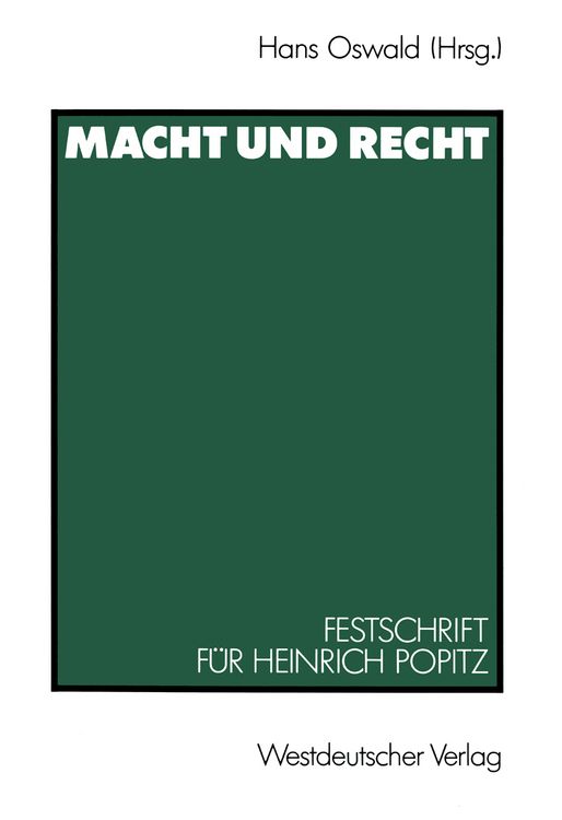 Produktbild: Macht und Recht