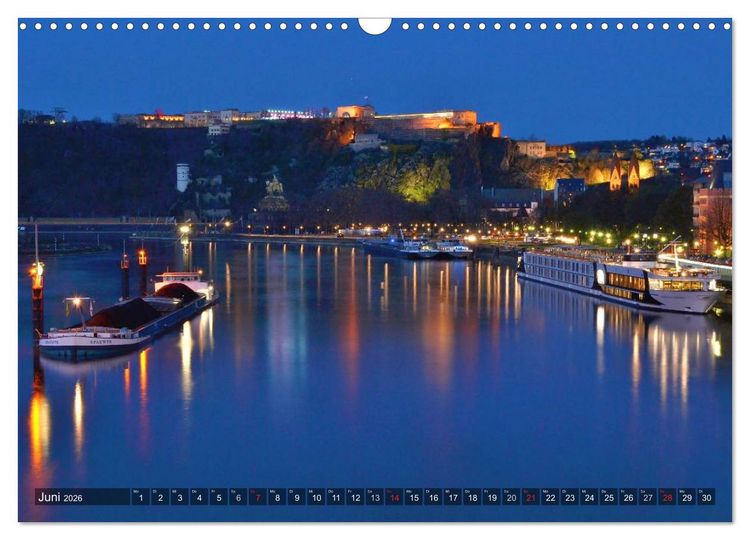 Produktbild: Koblenz Die Stadt am Deutschen Eck (Wandkalender 2026 DIN A3 quer), CALVENDO Monatskalender