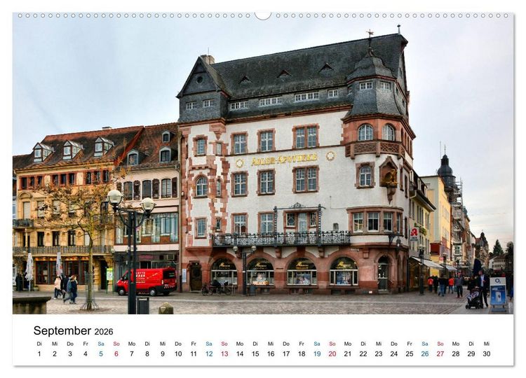 Produktbild: Landau in der Pfalz - Ansichtssache (hochwertiger Premium Wandkalender 2026 DIN A2 quer), Kunstdruck in Hochglanz