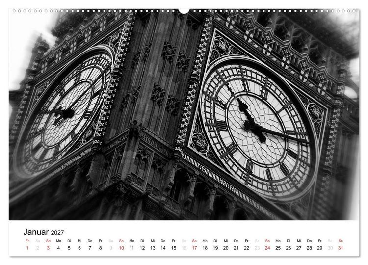 Produktbild: London (Wandkalender 2027 DIN A2 quer), CALVENDO Monatskalender