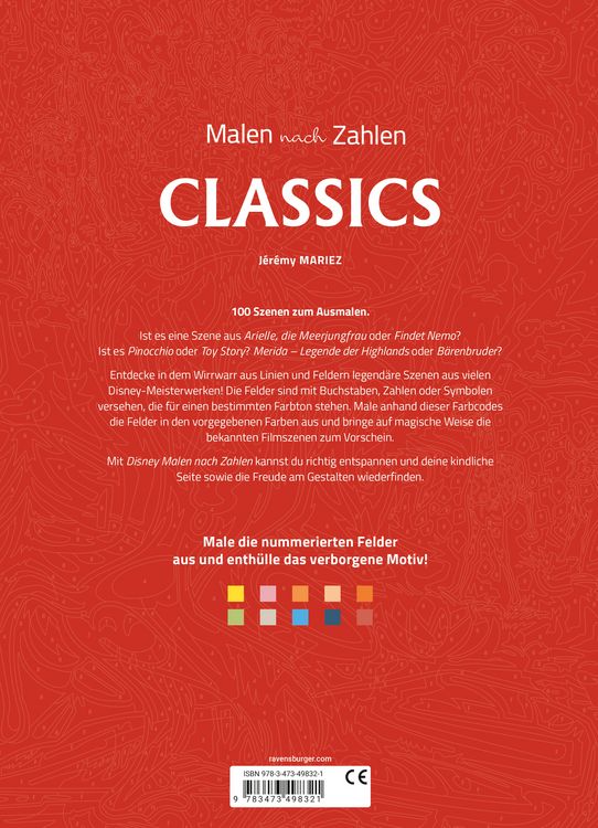 Produktbild: Disney - Malen nach Zahlen: Classics