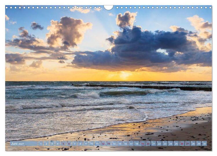 Produktbild: Stimmungsvolle K&uuml;stenmomente (Wandkalender 2027 DIN A3 quer), CALVENDO Monatskalender