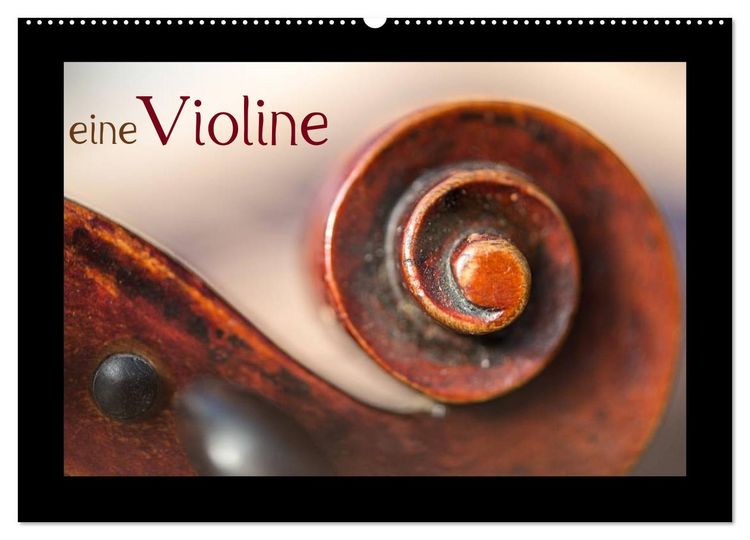 Produktbild: eine Violine (Wandkalender 2026 DIN A2 quer), CALVENDO Monatskalender