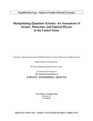 Produktbild: Manipulating Quantum Systems