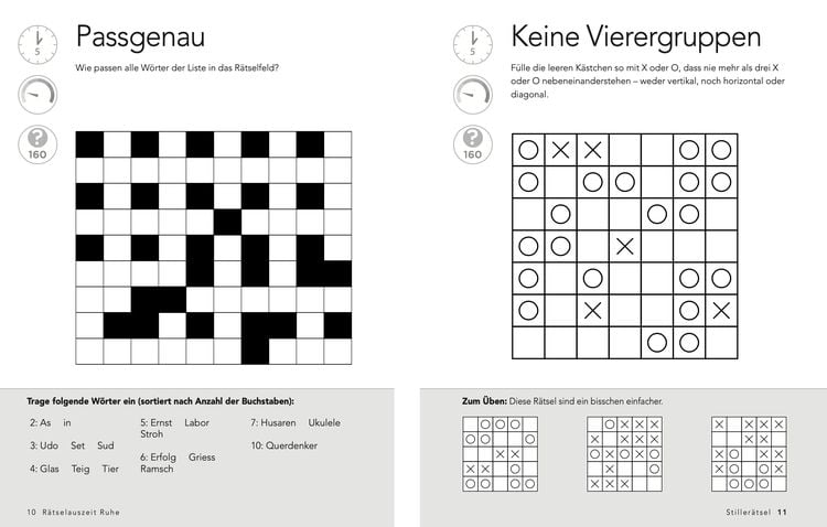 Produktbild: RätselAuszeit - Ruhe. Über 300 Rätsel für Entspannung, logisches Denken und visuelle Vorstellungskraft