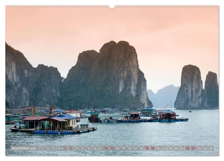 Produktbild: Vietnam - Momente einer Reise (Wandkalender 2026 DIN A2 quer), CALVENDO Monatskalender