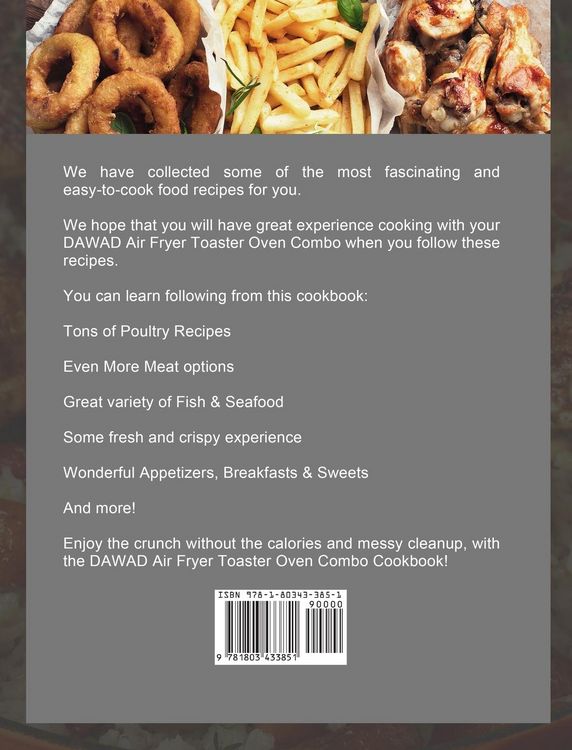 Produktbild: Lacefield, D: DAWAD Air Fryer Toaster Oven Combo Cookbook fo