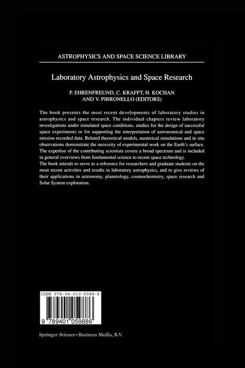 Produktbild: Laboratory Astrophysics and Space Research