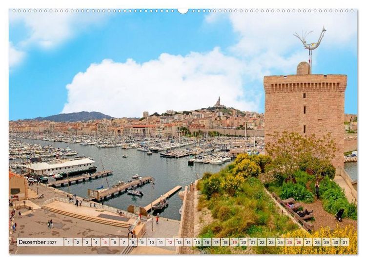 Produktbild: Ein Herz f&uuml;r die Provence (Wandkalender 2027 DIN A2 quer), CALVENDO Monatskalender