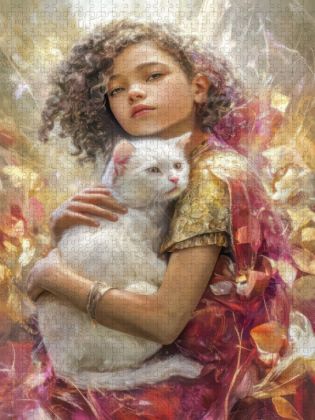 Produktbild: CALVENDO Puzzle Mensch und Tier | 1000 Teile Lege-Gr&ouml;&szlig;e 64x48cm Foto-Puzzle f&uuml;r gl&uuml;ckliche Stunden