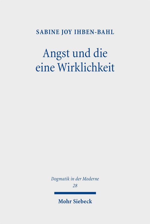 Produktbild: Angst und die eine Wirklichkeit