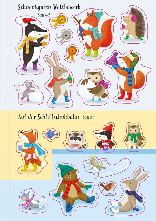 Produktbild: Meine glitzernde Stickerwelt: Winterzauber