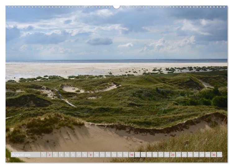 Produktbild: Amrum, die Perle in der Nordsee (hochwertiger Premium Wandkalender 2026 DIN A2 quer), Kunstdruck in Hochglanz