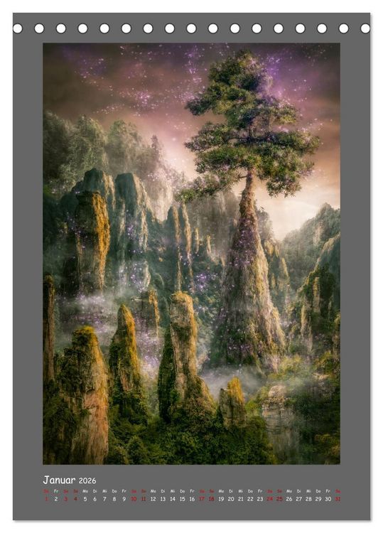 Produktbild: Yggdrasil - Der Baum des Lebens (Tischkalender 2026 DIN A5 hoch), CALVENDO Monatskalender