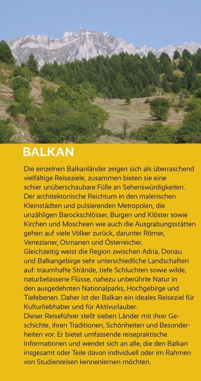 Produktbild: TRESCHER Reiseführer Balkan