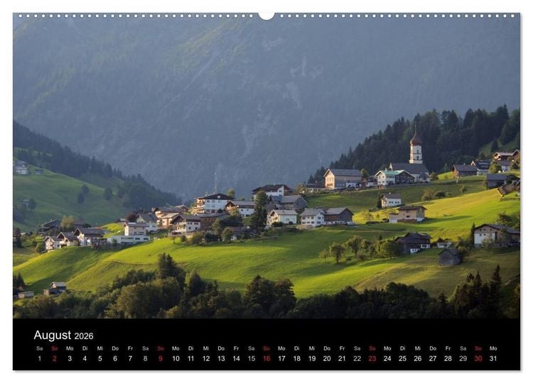 Produktbild: Alpen (Wandkalender 2026 DIN A2 quer), CALVENDO Monatskalender