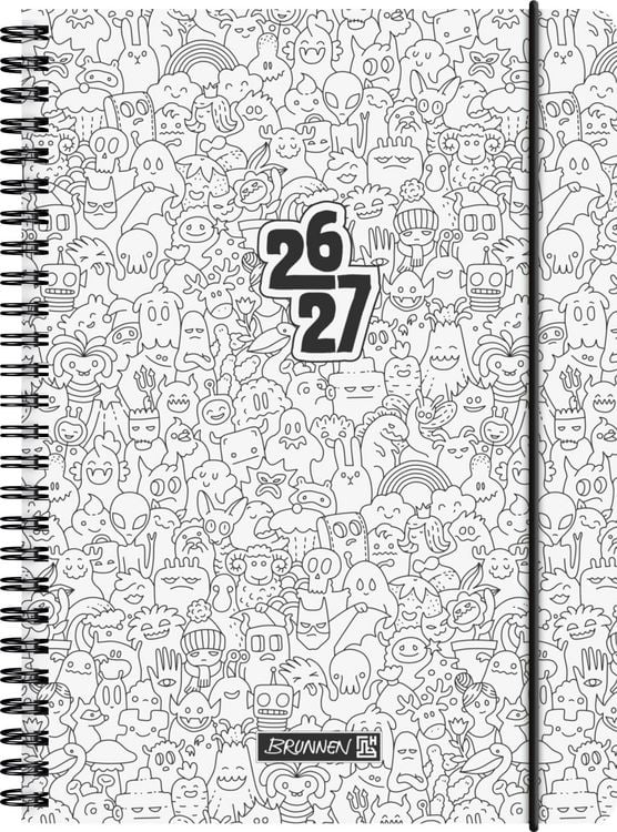 Produktbild: Sch&uuml;lerkalender 2026/2027 "ZENart" | A5, Kunststoff