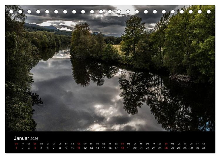 Produktbild: Die Highlands - Schottlands rauher Nordwesten (Tischkalender 2026 DIN A5 quer), CALVENDO Monatskalender