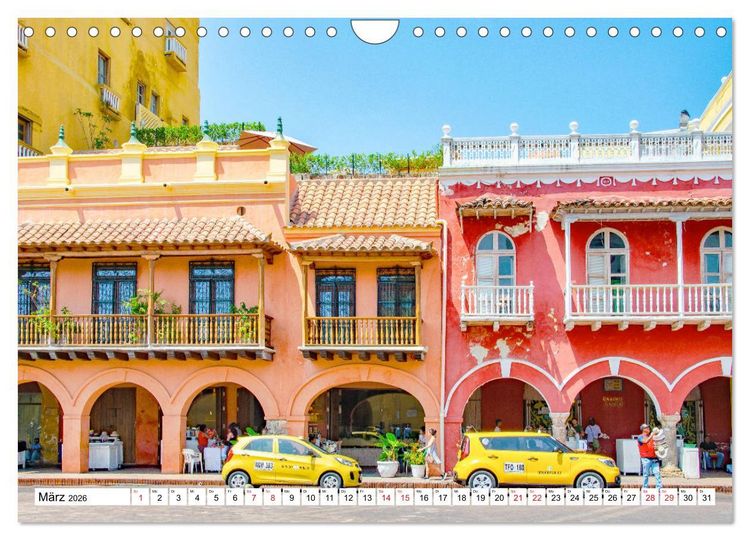 Produktbild: Traumziele Mittelamerikas - Costa Rica, Panama und Kolumbien (Wandkalender 2026 DIN A4 quer), CALVENDO Monatskalender