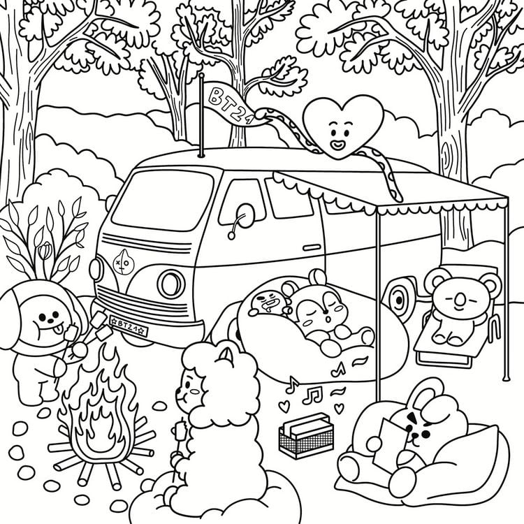 Produktbild: BT21 Color the Universe