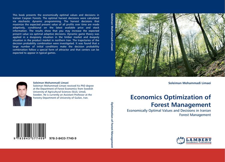 Produktbild: Economics Optimization of Forest Management