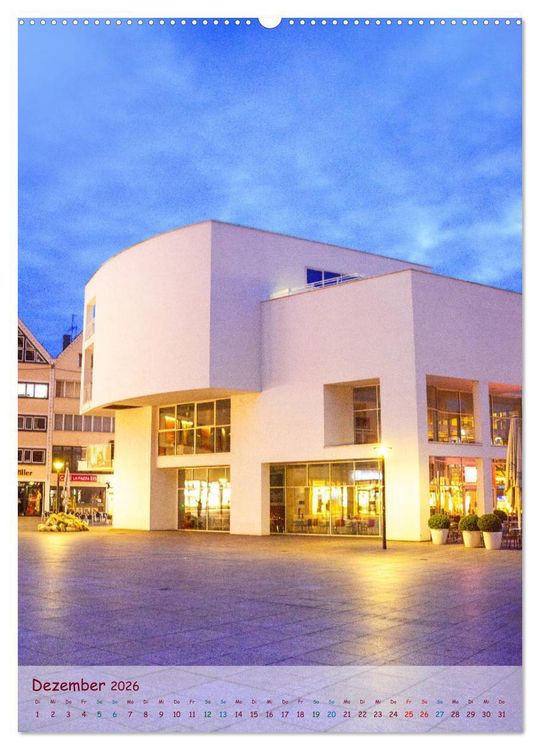 Produktbild: Ulm - Donaustadt f&uuml;r Entdecker (Wandkalender 2026 DIN A2 hoch), CALVENDO Monatskalender
