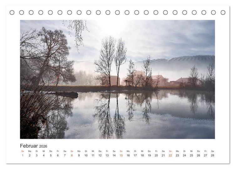 Produktbild: Erkundungen um Eichst&auml;tt (Tischkalender 2026 DIN A5 quer), CALVENDO Monatskalender