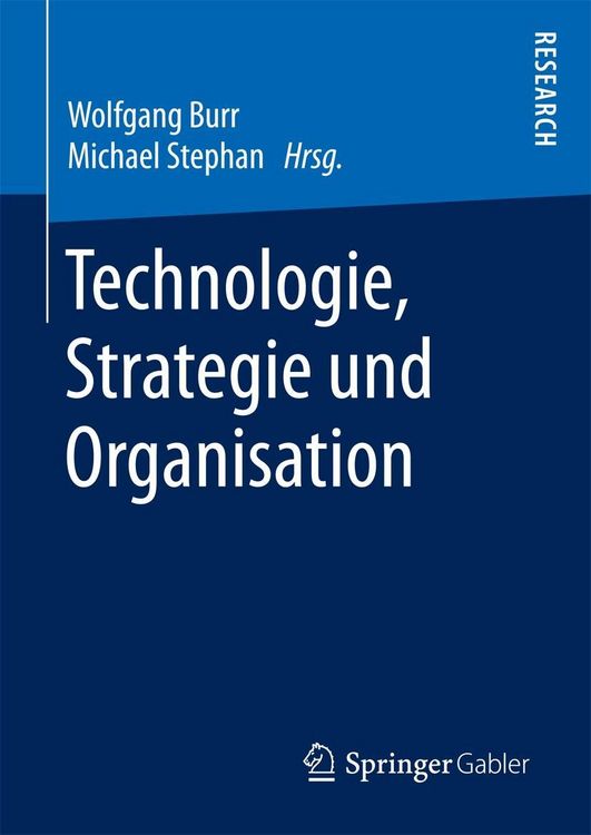 Produktbild: Technologie, Strategie und Organisation