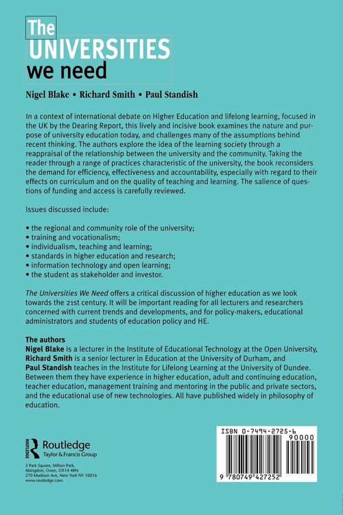 Produktbild: The Universities We Need
