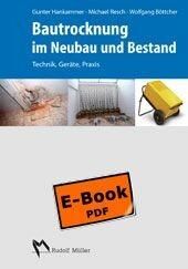 Produktbild: Bautrocknung im Neubau und Bestand - E-Book (PDF)