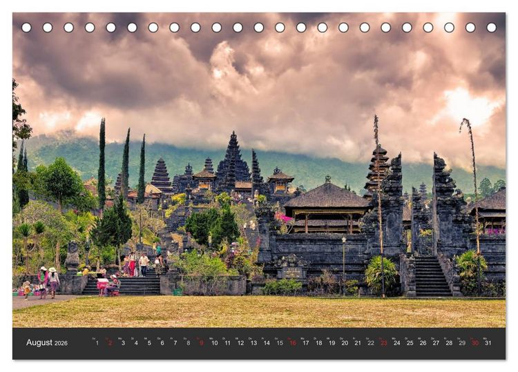 Produktbild: Bali - Insel der G&ouml;tter (Tischkalender 2026 DIN A5 quer), CALVENDO Monatskalender