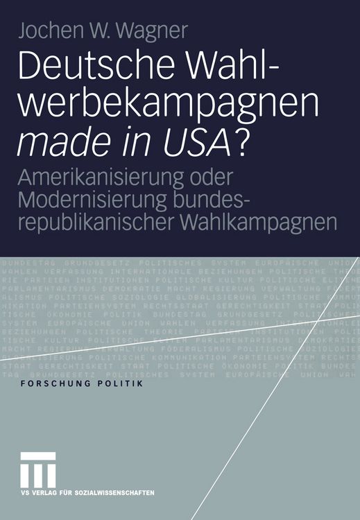 Produktbild: Deutsche Wahlwerbekampagnen made in USA?