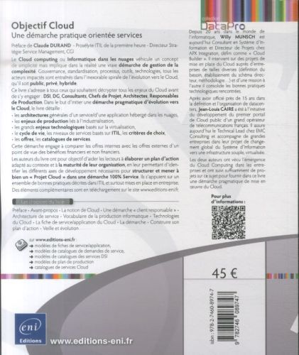 Produktbild: Objectif Cloud : une d&eacute;marche pratique orient&eacute;e services