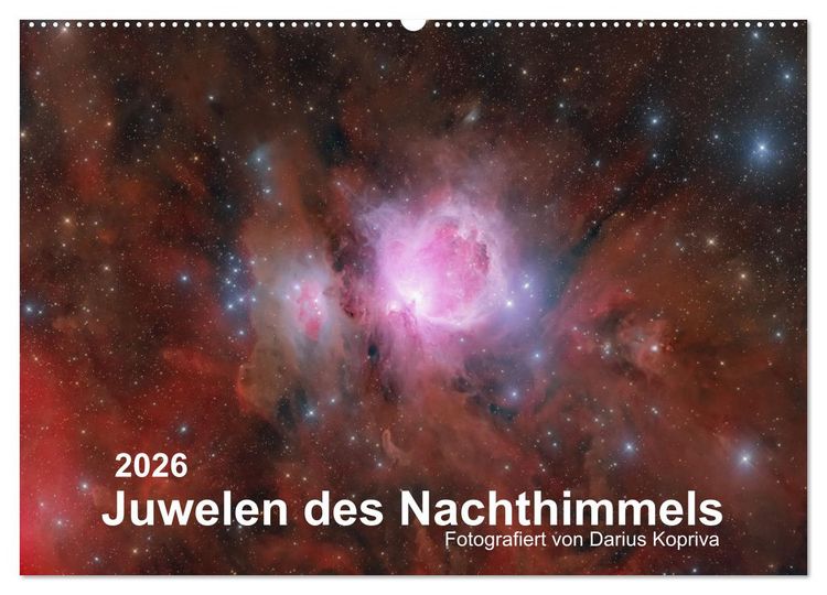 Produktbild: Juwelen des Nachthimmels (Wandkalender 2026 DIN A2 quer), CALVENDO Monatskalender