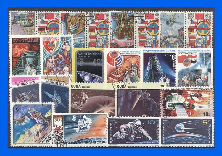 Produktbild: 50 verschiedene Briefmarken Weltraum
